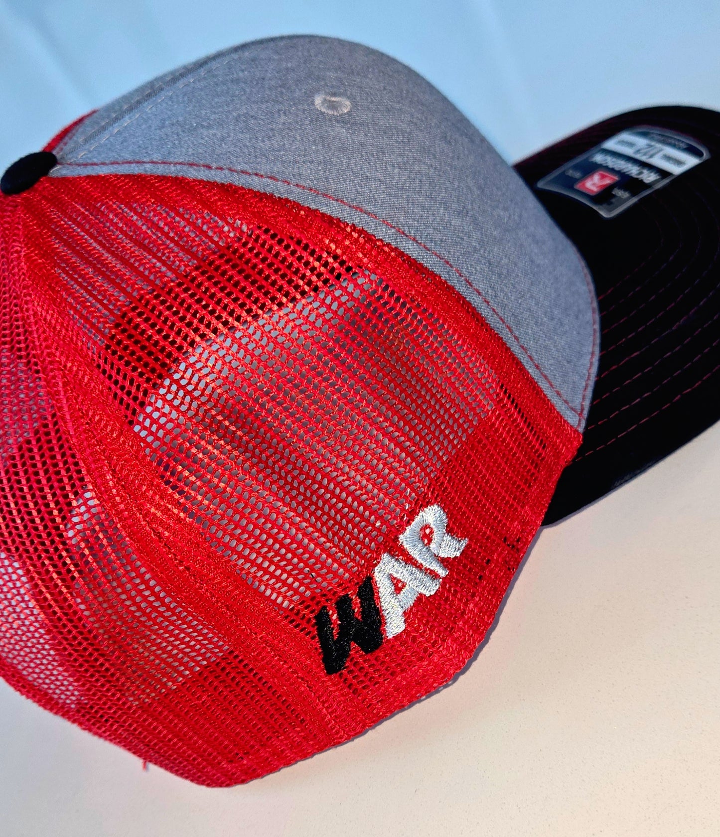 Jean/Red Mesh Snapback