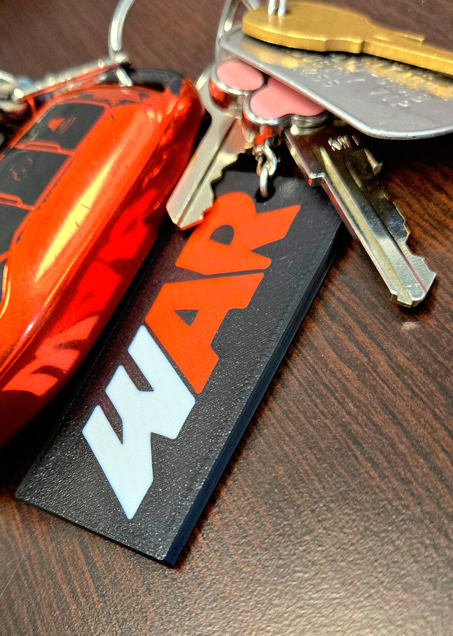 WAR Keychain