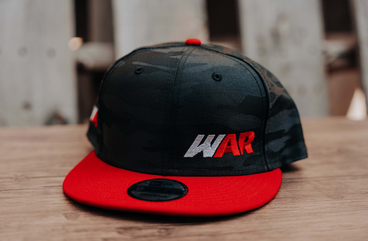 Black Camo WAR Snapback