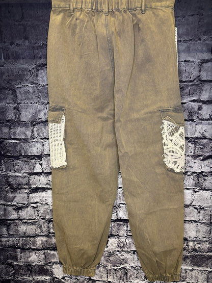 Denim Jogger Pants